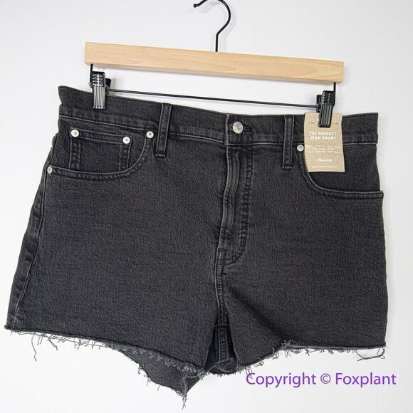 New! Madewell The Perfect Vintage Jean Short in lunar‎ wash, size 31 - Picture 4 of 16